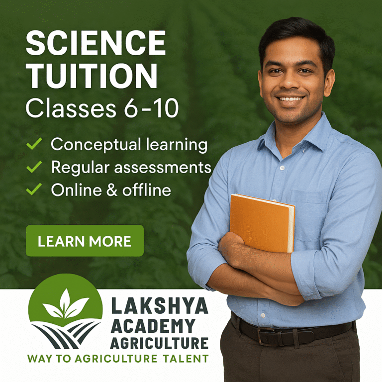 Science Tuition for Classes 6–10