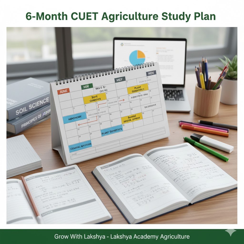 CUET agriculture study plan for beginners